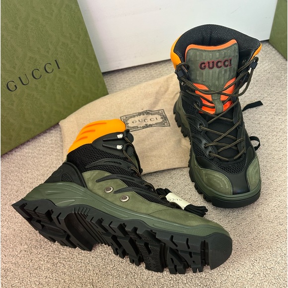 Gucci mesh and suede boots NWT - Picture 2 of 11